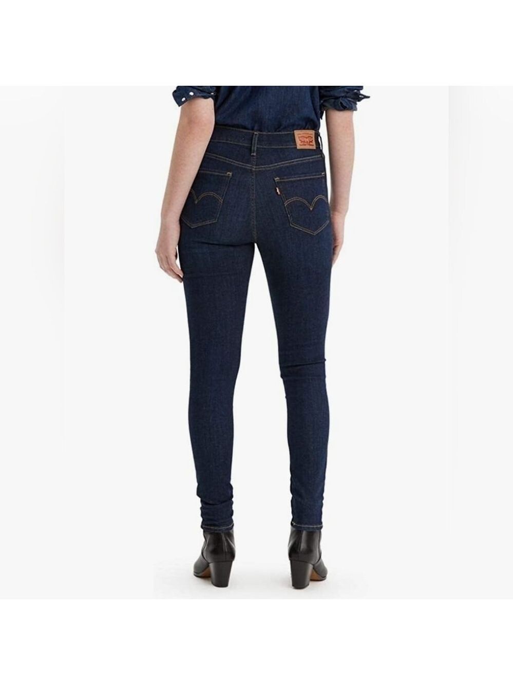 LEVI'S Womens 720 High Rise Super Skinny Jeans Indigo Daze 29W X 30L